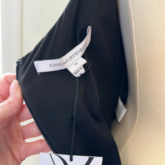 Diane von Furstenberg Leopard Print Arianna Dress Chic Modern Office Look NWT - Picture 9 of 15